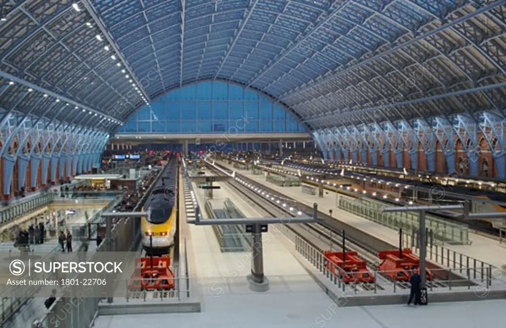 ST PANCRAS STATION, EUSTON ROAD, LONDON, NW1 CAMDEN TOWN, UNITED KINGDOM, STATION OVERVIEW, RENTON HOWARD WOOD LEVIN