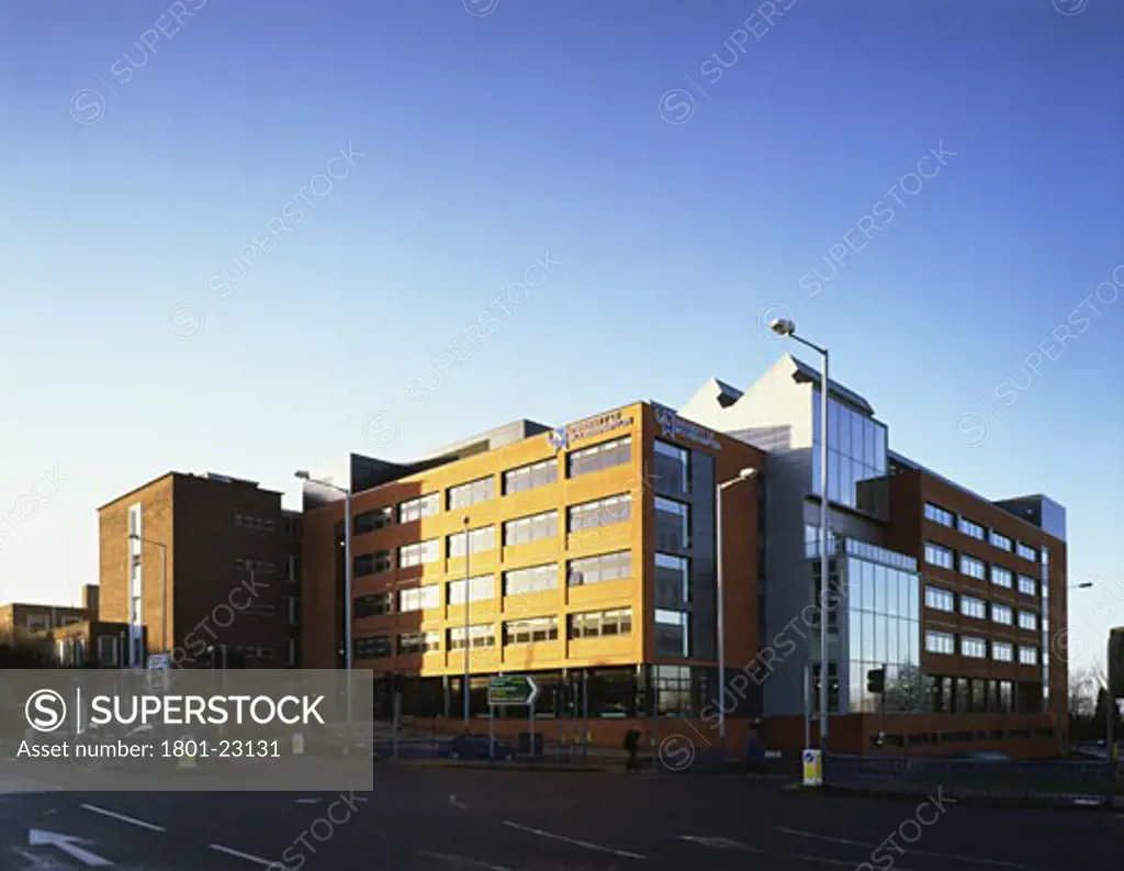 UNIVERSITY OF WOLVERHAMPTON, STAFFORD STREET, WOLVERHAMPTON, WEST MIDLANDS, UNITED KINGDOM, OVERALL VIEW OF SITE FROM RING ROAD, RMJM