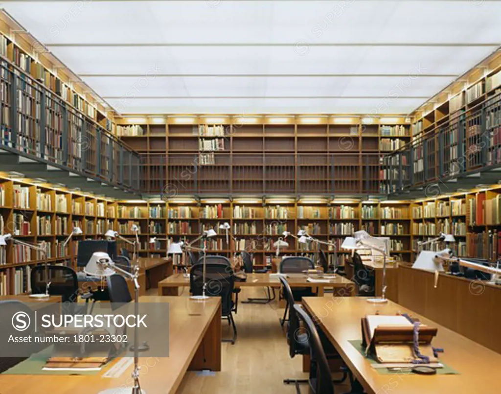 MORGAN LIBRARY AND MUSEUM, MADISON AVENUE, NEW YORK, NEW YORK, UNITED STATES, NEW READING ROOM, RENZO PIANO BUILDING WORKSHOP