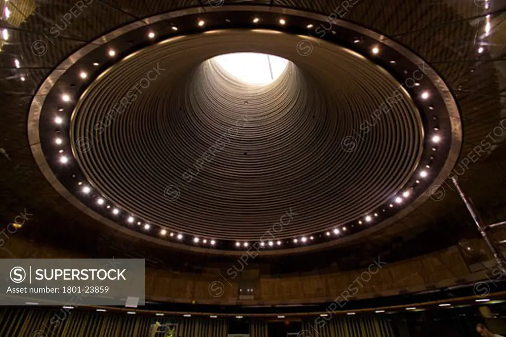 NATIONAL ASSEMBLY OF WALES, CARDIFF BAY, CARDIFF, UNITED KINGDOM, DEBATING CHAMBER ROOF, ROGERS STIRK HARBOUR + PARTNERS