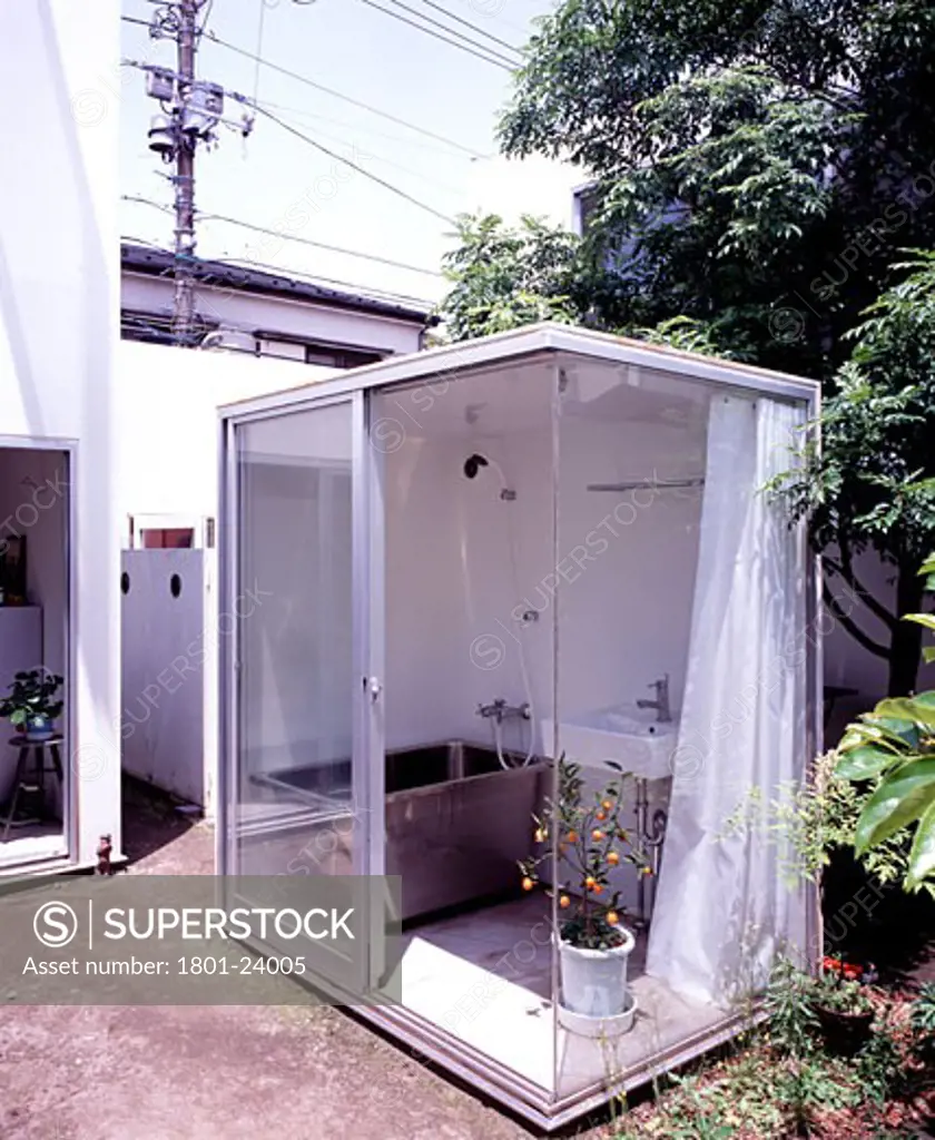 MORIYAMA HOUSE, TOKYO, JAPAN, EXTERIOR VIEW-MODULAR BATHROOM, RYUE NISHIZAWA