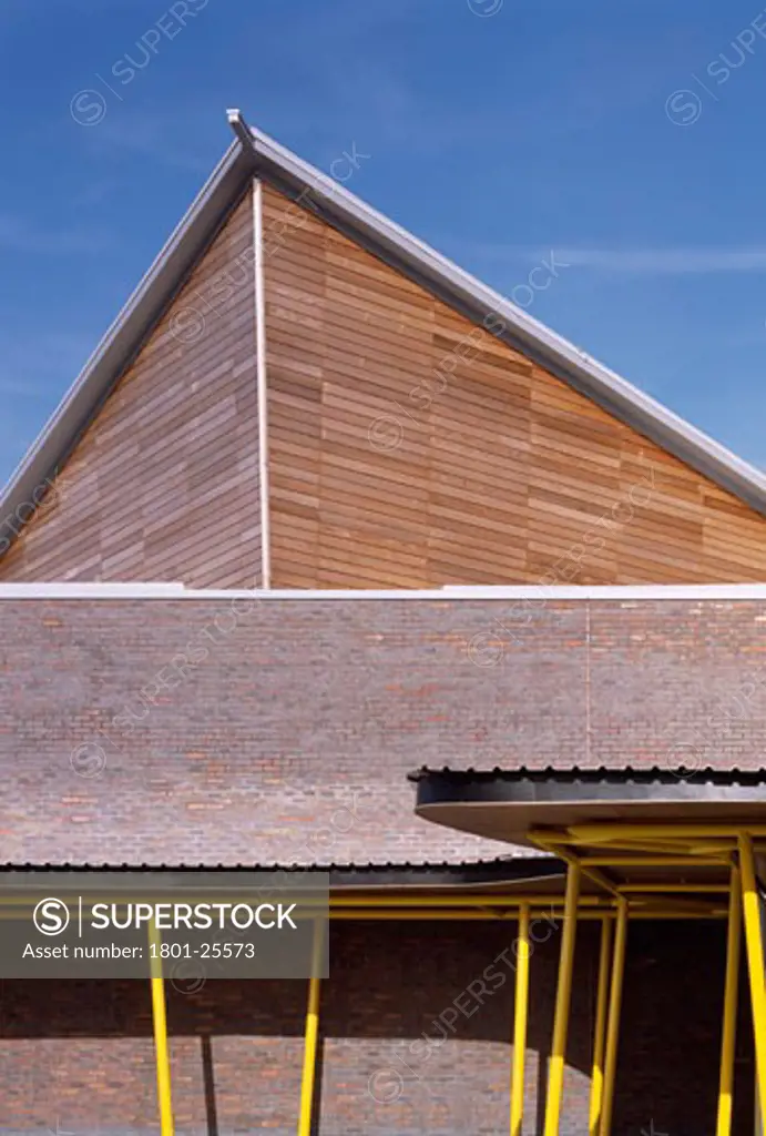 TOWNLEY GRAMMAR SCHOOL, BEXLEY ROAD, BEXLEY, KENT, UNITED KINGDOM, DAY, ELEVATION AND COVERED WALKWAY, ABSTRACT, STUDIO E ARCHITECTS
