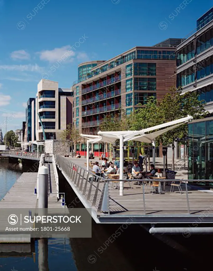 CLARION HOTEL AND CITY QUARTER OFFICES, LAPPS QUAY, CORK, IRELAND, HOTEL WITH RIVER COFFEE BARS, SCOTT TALLON WALKER