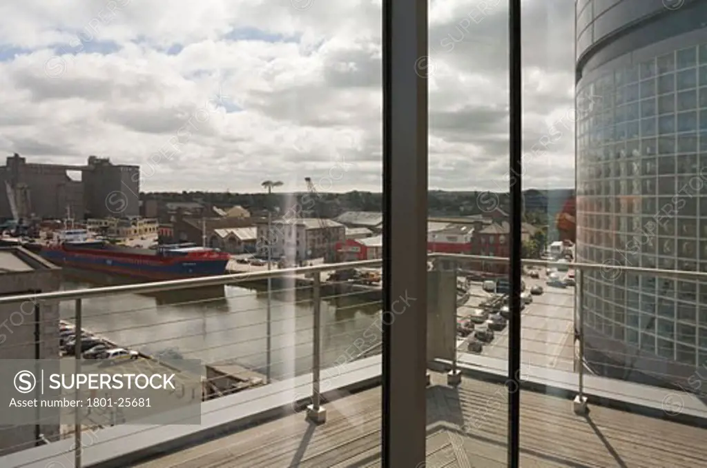 CLARION HOTEL AND CITY QUARTER OFFICES, LAPPS QUAY, CORK, IRELAND, VIEW FROM OFFICES, SCOTT TALLON WALKER
