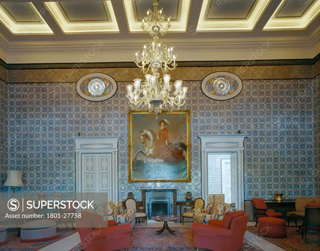 AMBASSADOR RESIDENCE, TUNIS, TUNISIA, OFFICIAL RECEPTION ROOM, ARCHITECT UNKNOWN