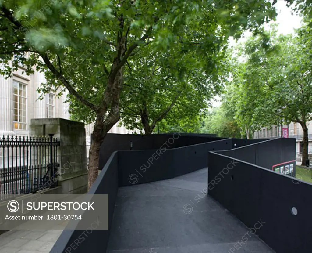 Nla sky walk daytime exterior., Nla Sky Walk, Montague Place, London, WC1 Bloomsbury, United Kingdom, Carmody Groarke