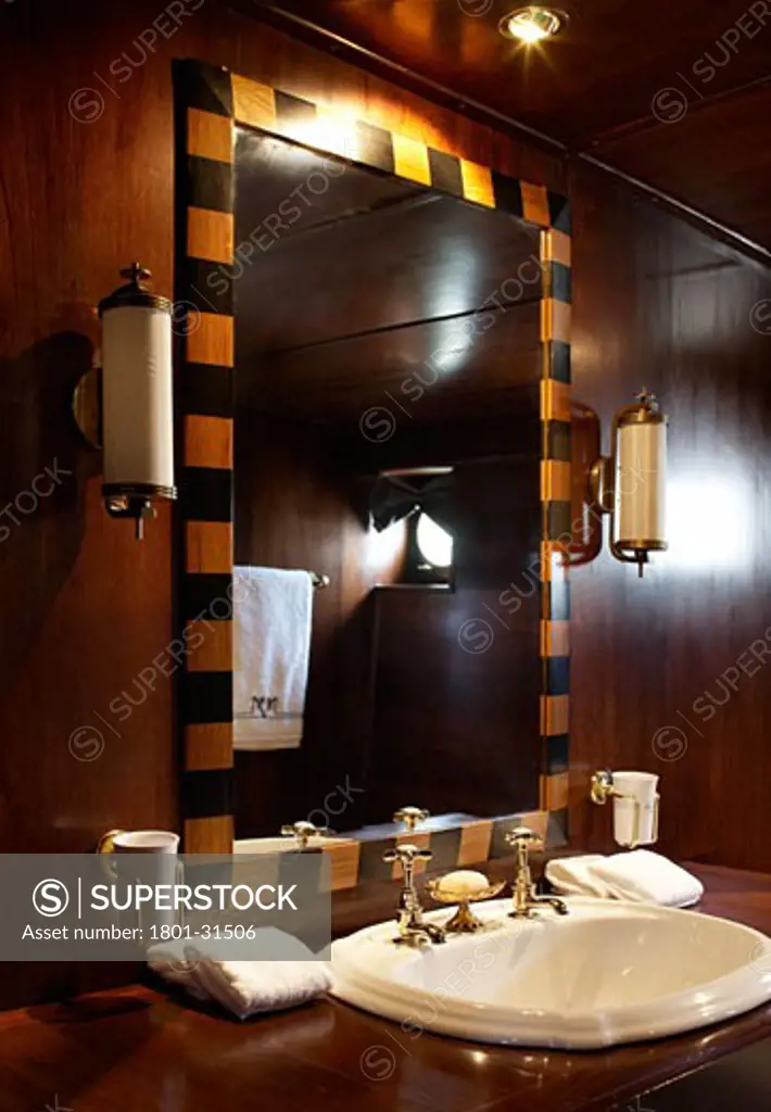 Maid marian 2 bathroom mirror and sink detail., Maid Marian, Phuket, Changwat, Thailand, Flux Interiors
