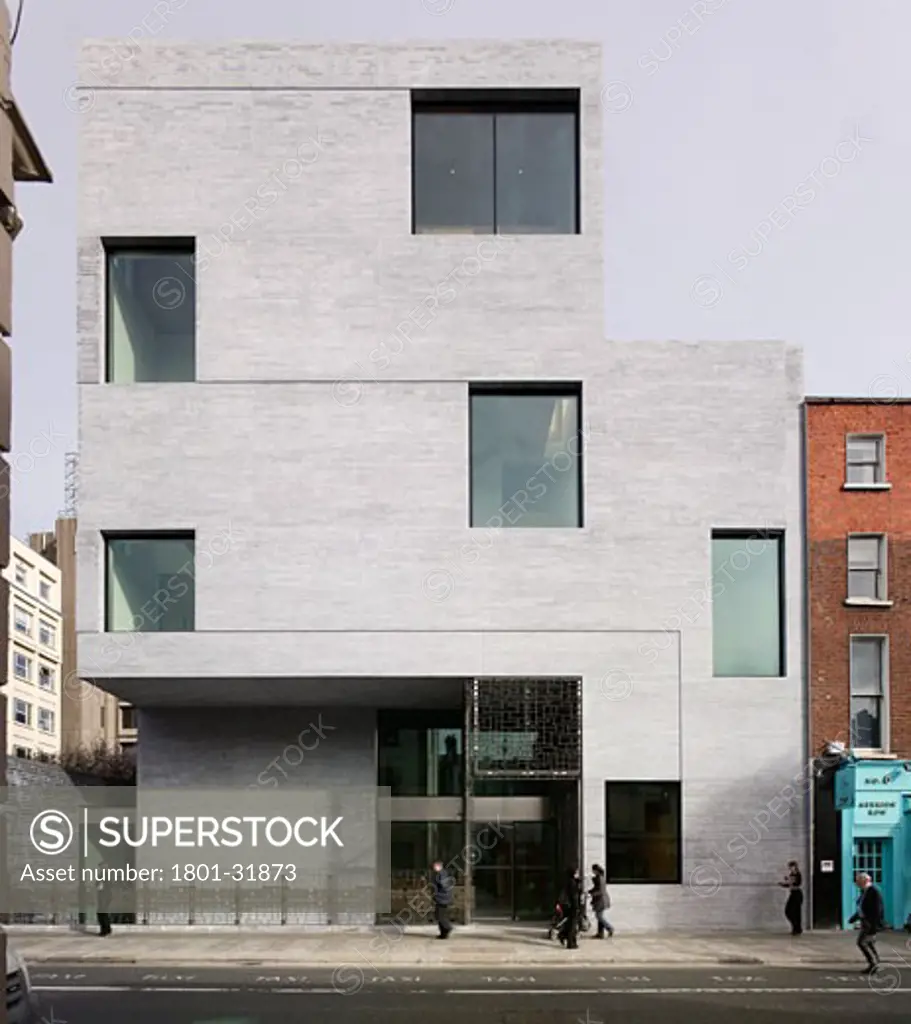 Department of finance elevation., Department of Finance, Merrion Place, Dublin, Ireland, Grafton Architects