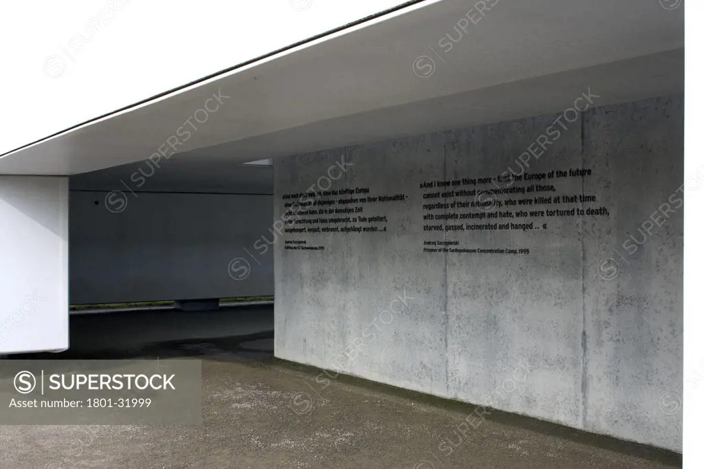 Building z detail of the entrance., Building, Sachsenhausen, Germany, Hg Merz Architekten
