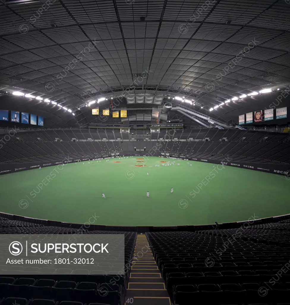 Sapporo dome stadium., Sapporo Dome Stadium, 1 Hitsujigaoka Toyohira Ku, Sapporo, Hokkaido, Japan, Hiroshi Hara Atelier