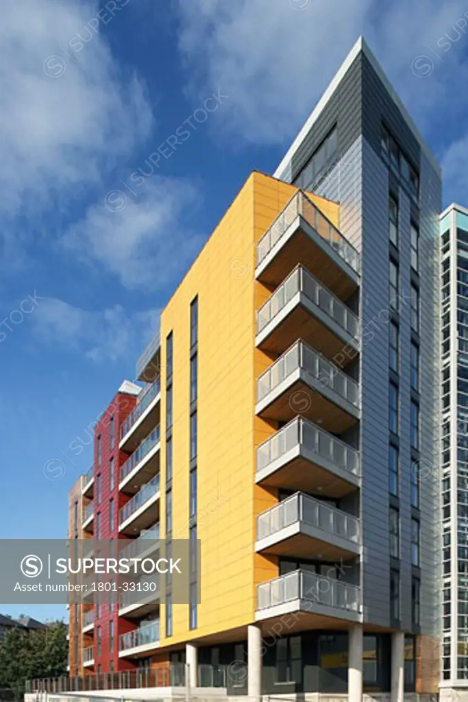 Riverside heights block., Riverside Heights, Carrow Bridge, Norwich, Norfolk, United Kingdom, Rhwl Architects