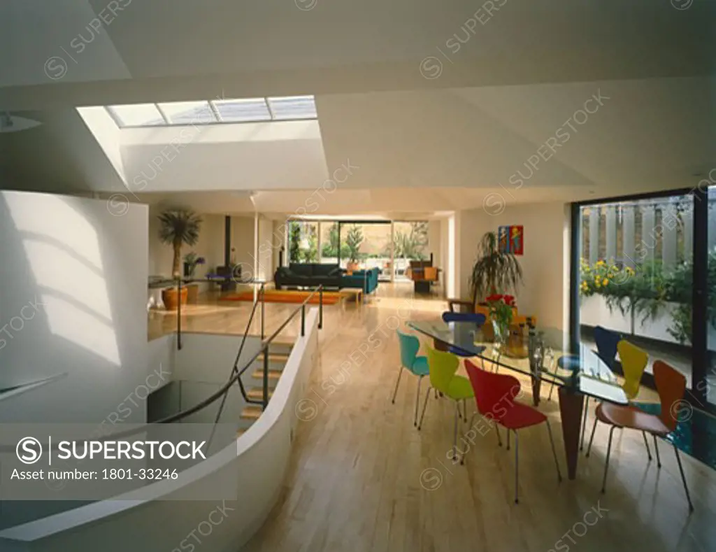 Private flat neal's yard flat. Rick mather. 1996.., Private Flat, Neals Yard, London, WC2 Strand, United Kingdom, Rick Mather Architects