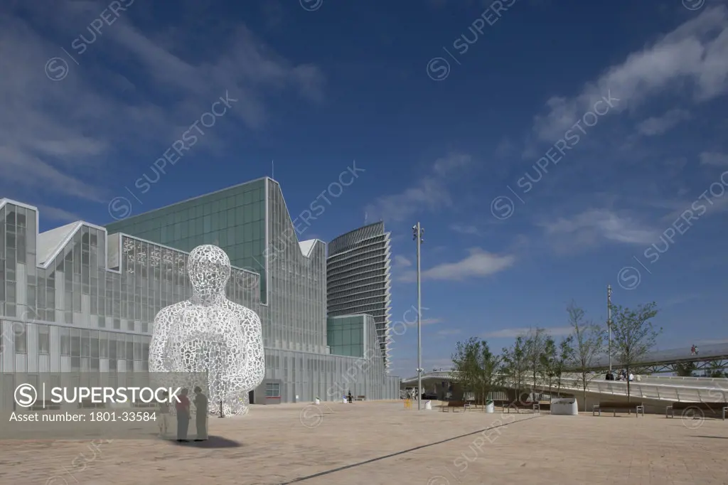 The convention centre of aragon daytime exterior of the convention centre of aragon., the Convention Centre of Aragon, Zaragoza, Aragon, Spain, Nieto Sobejano