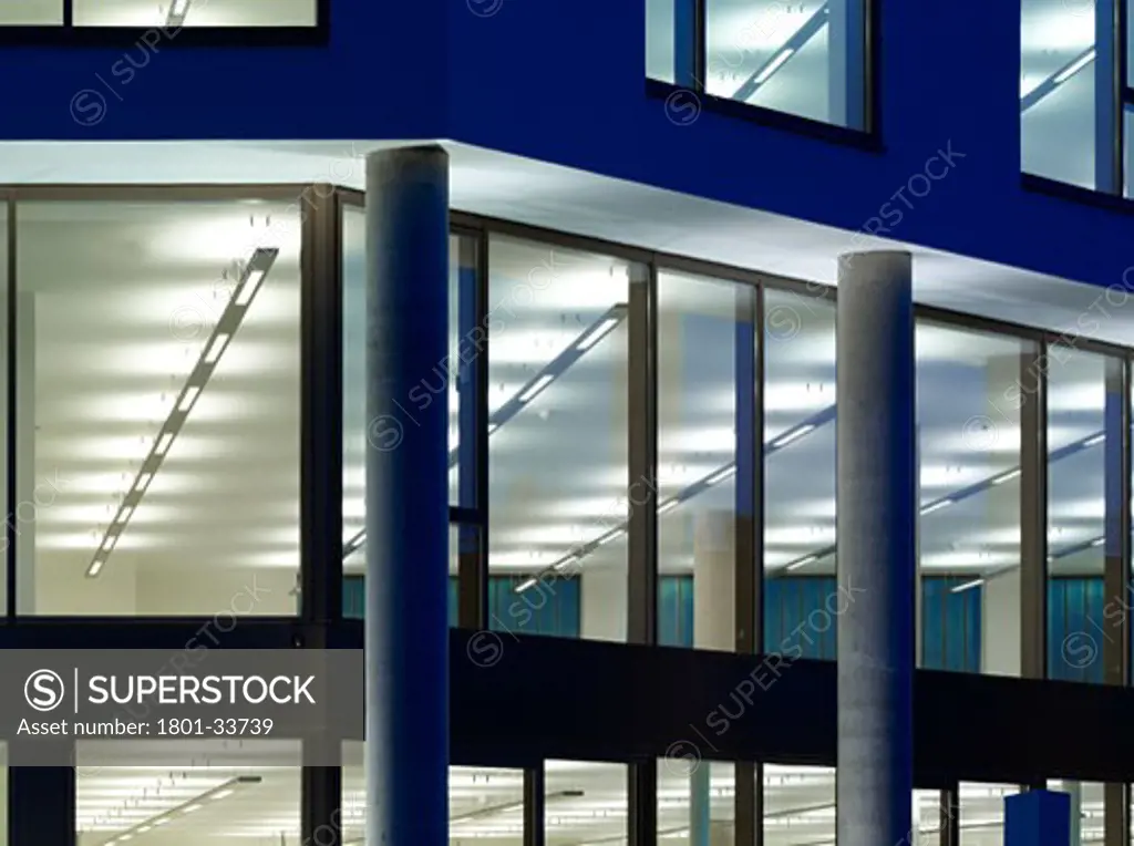 Portobello dock - canal building dusk- render windows and office area-cropped., Portobello Dock - Canal Building, Ladbroke Grove, London, W10 North Kensington, United Kingdom, Stiff and Trevillion Architects