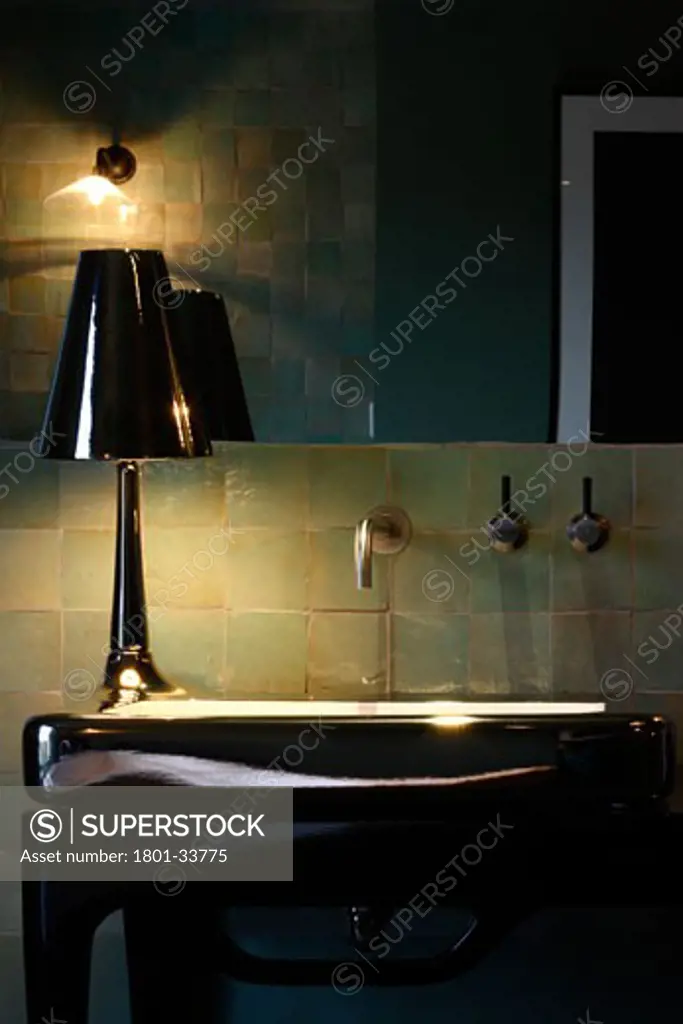 Private house daytime photograph of sink., Private House, London, Greater London, Stiff and Trevillion Architects