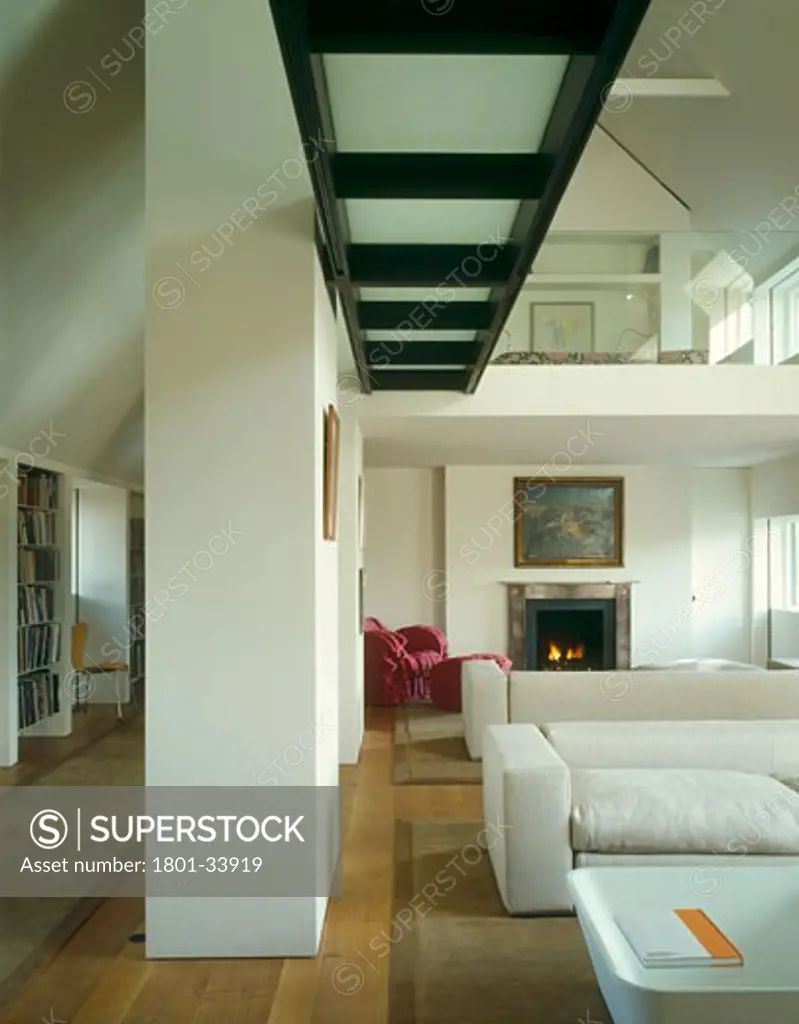 Homestead house living room to bedroom., Homestead House, Aylesbury, Buckinghamshire, United Kingdom, Timothy Hatton Architects