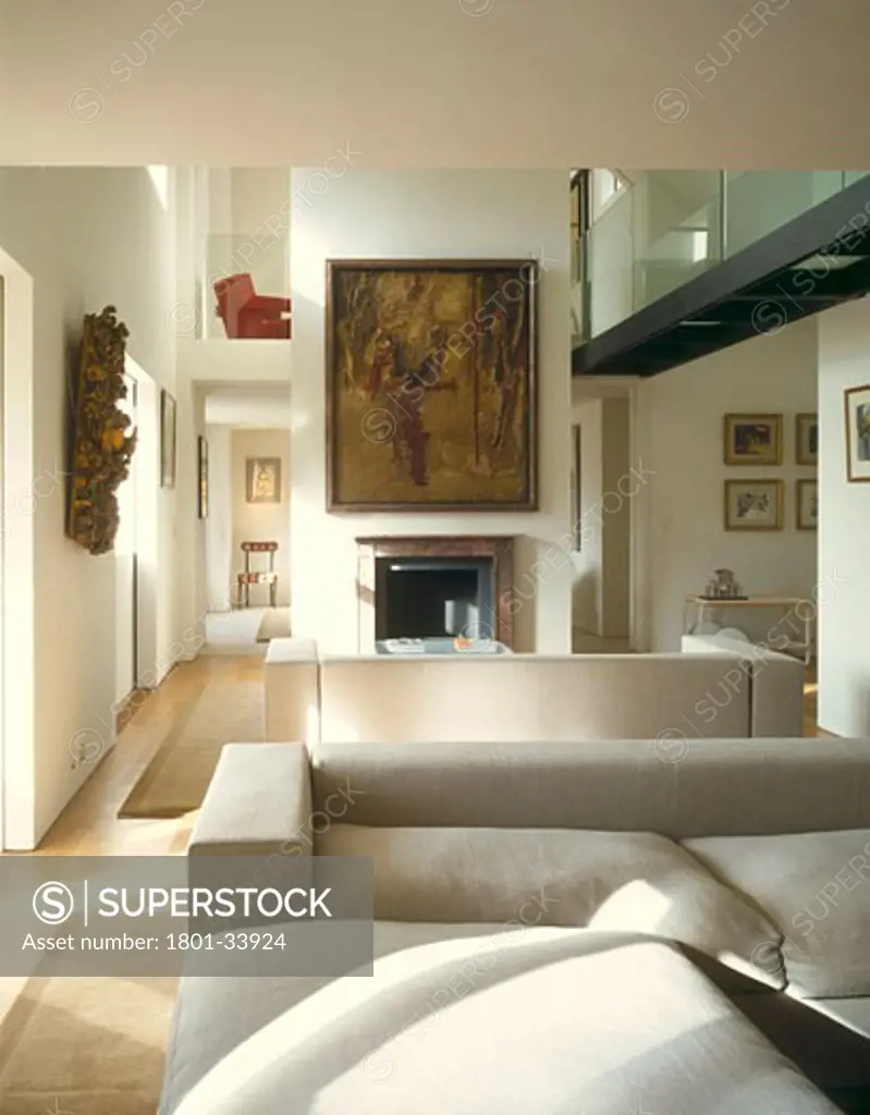 Homestead house living room to dining room., Homestead House, Aylesbury, Buckinghamshire, United Kingdom, Timothy Hatton Architects