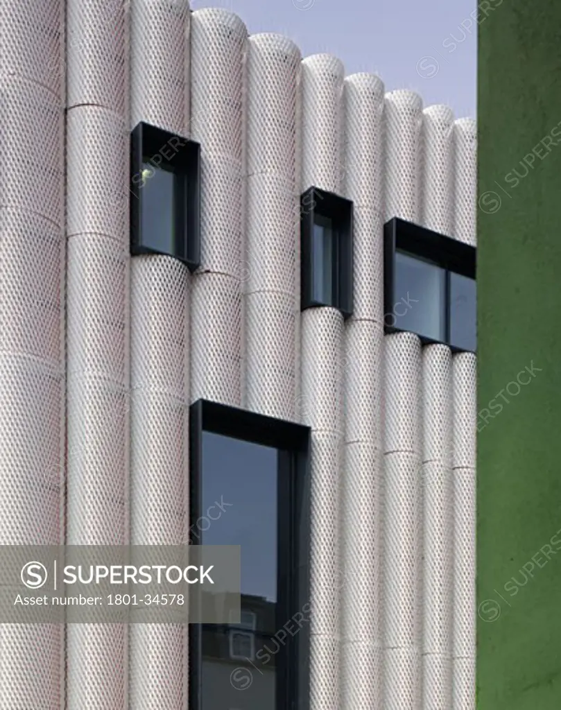The Quarterhouse, Folkestone, United Kingdom, Alison Brooks Architects Ltd, The quarterhouse folkestone alison brooks architects facade perforated steel.