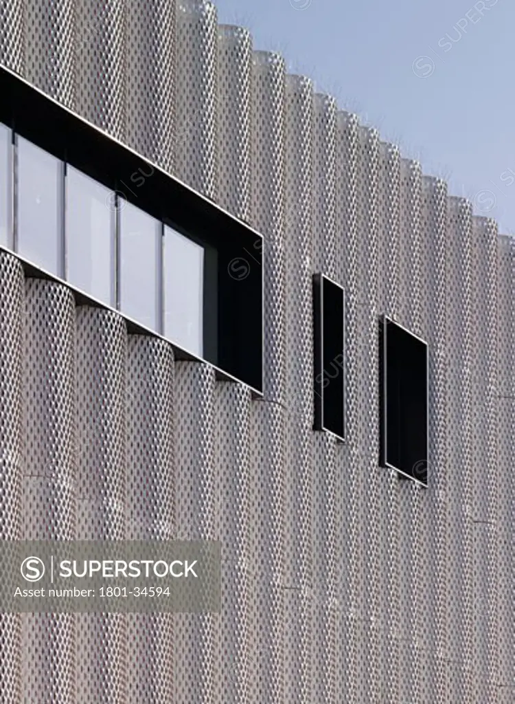 The Quarterhouse, Folkestone, United Kingdom, Alison Brooks Architects Ltd, The quarterhouse folkestone alison brooks architects facade perforated steel.