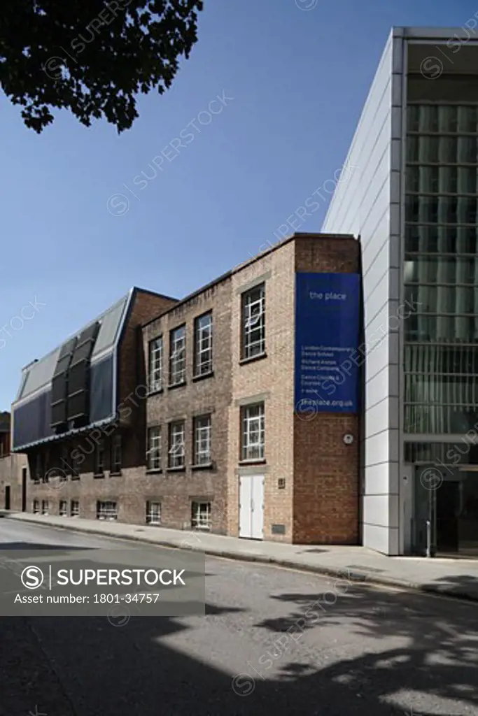 The Place London School of Contemporary Dance, London, United Kingdom, Allies and Morrison, The place (london school of contemporary dance).