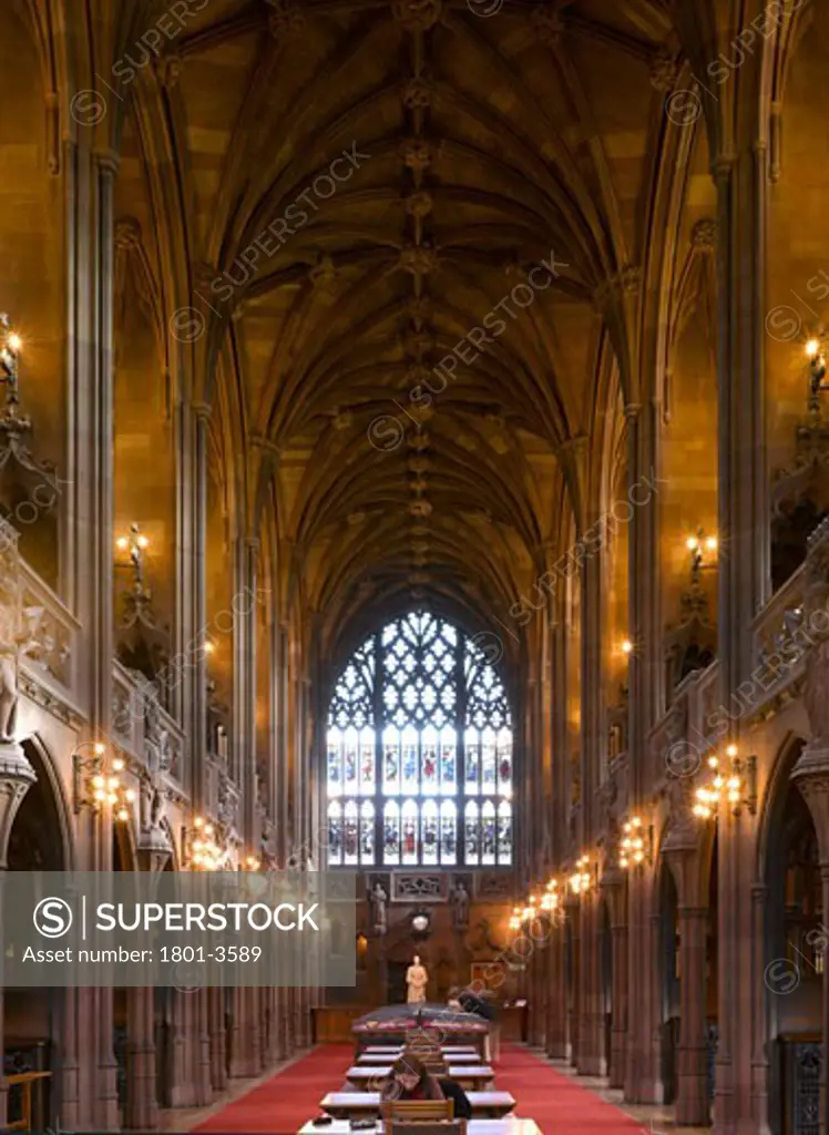 JOHN RYLANDS LIBRARY, 150 DEANSGATE, MANCHESTER, UNITED KINGDOM, OLD READING ROOM, AUSTIN-SMITH: LORD