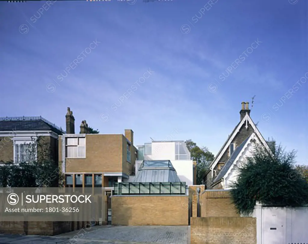 Private House, Richmond Upon Thames, United Kingdom, Brady Mallalieu, Private house street view with neighbours.