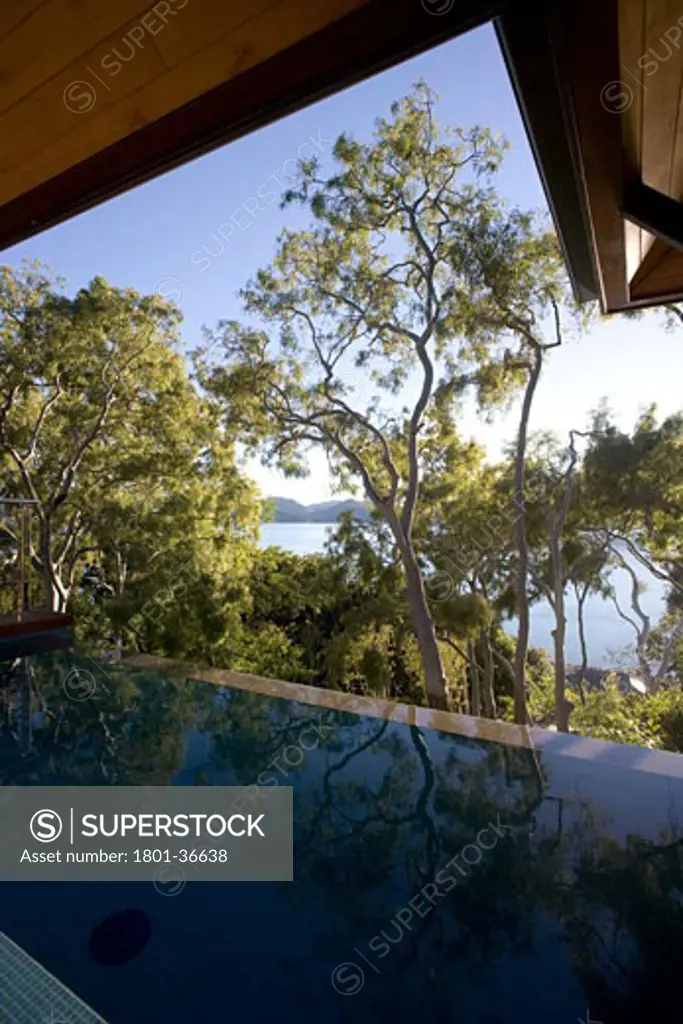Qualia Resort, Hamilton Island, Australia, Chris Beckingham, Qualia resort. View across private spa of bungalow.