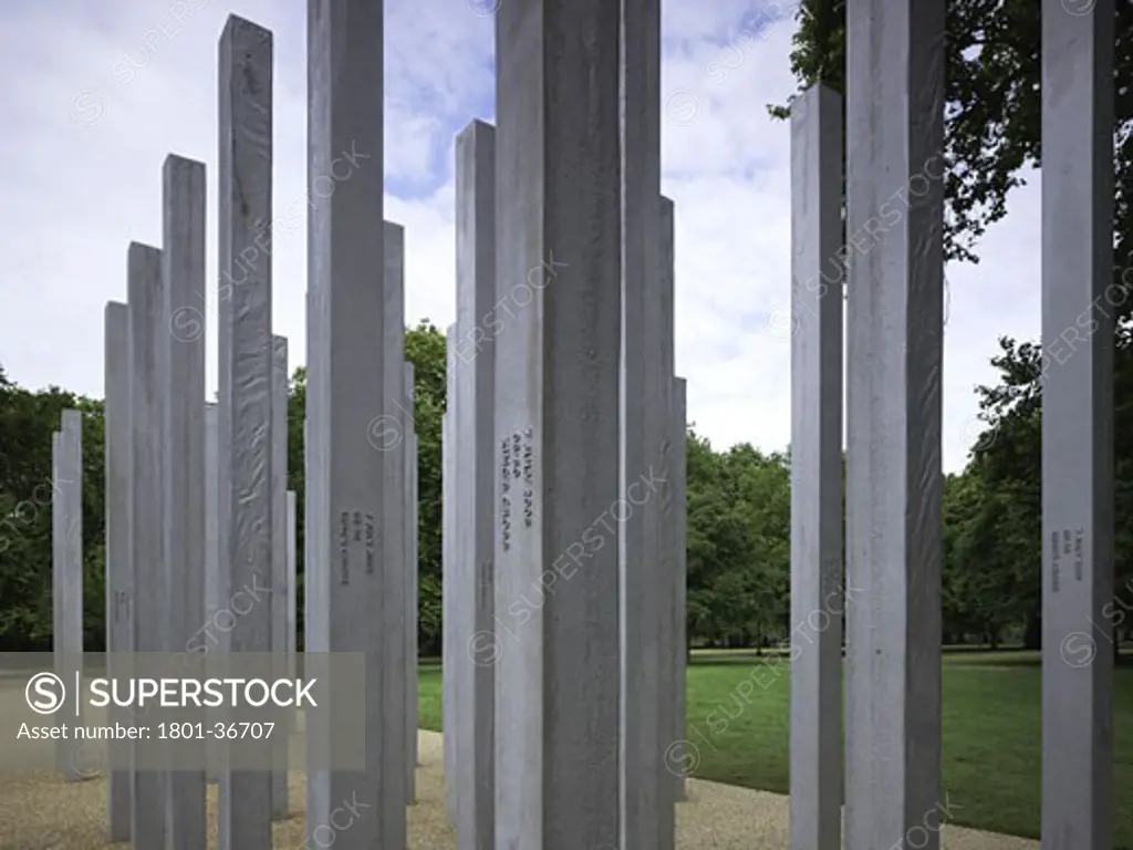 7 July Memorial, London, United Kingdom, Carmody Groarke, 7 july memorial hyde park london.