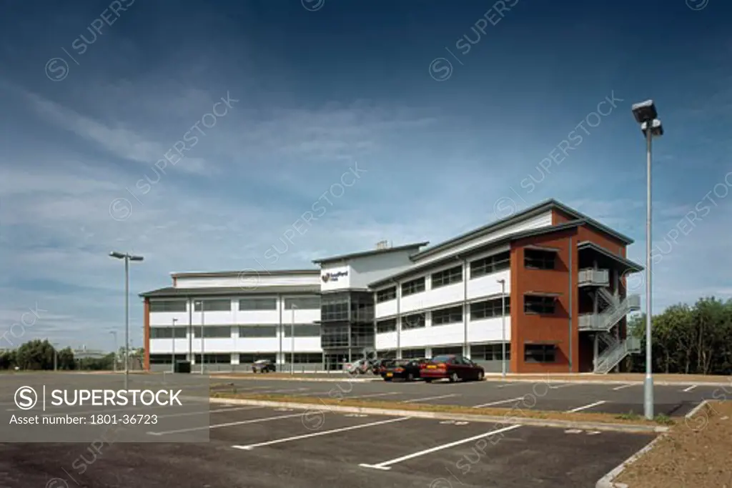 Bedford I-Lab, Bedford, United Kingdom, Charter Architects, Bedford i-lab southwest facing elevation.
