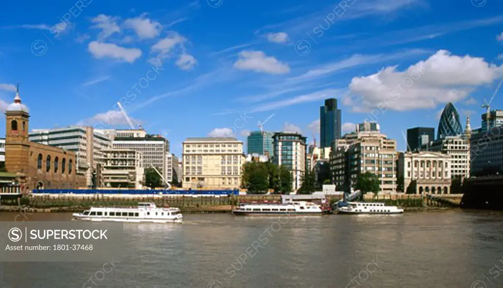 Swan Lane, London, United Kingdom, David Walker, Area around development of office building.