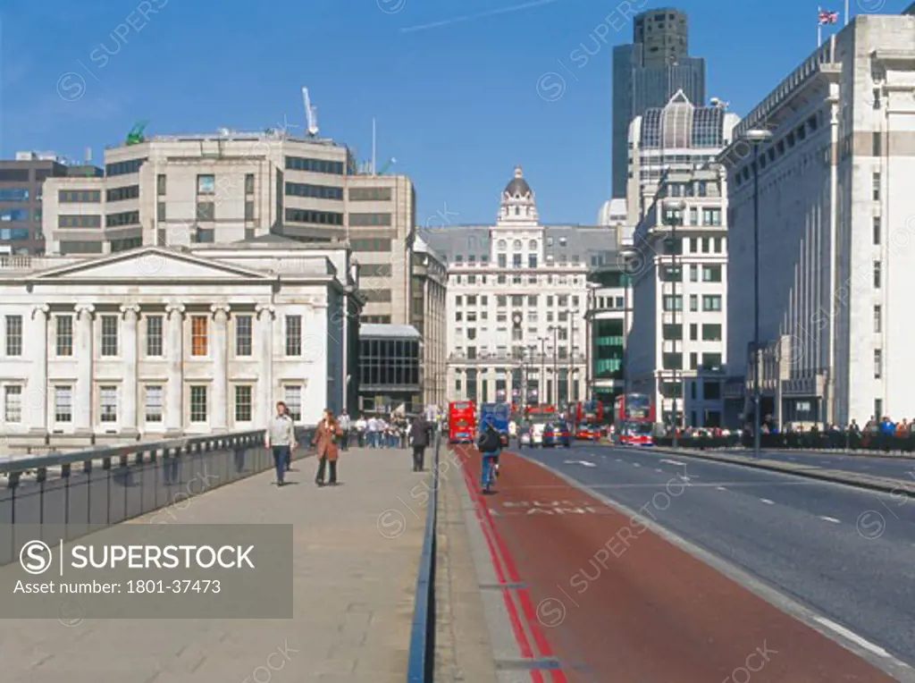 Swan Lane, London, United Kingdom, David Walker, Area around development of office building.