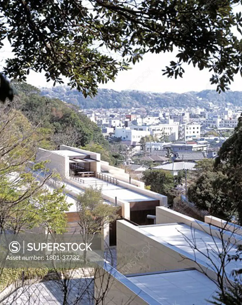 Kamakura House, Kamakura, Japan, Foster and Partners, Kamakura house overall view from high level.