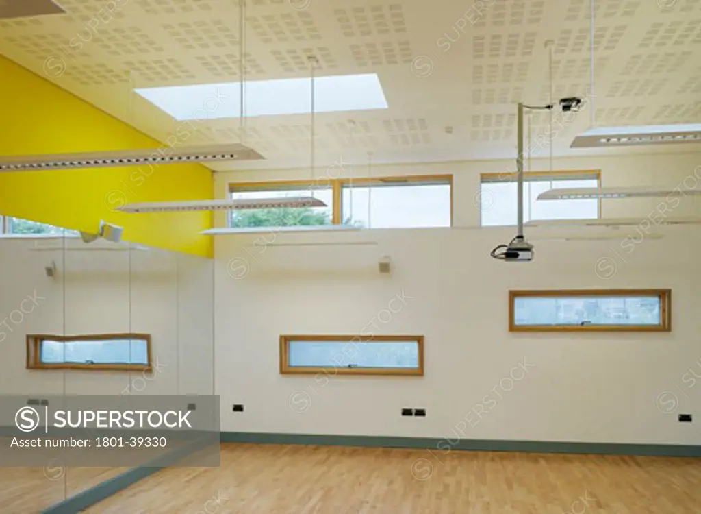 Ifield School, Gravesend, United Kingdom, Haverstock Associates Llp, Ifield school dance classroom.