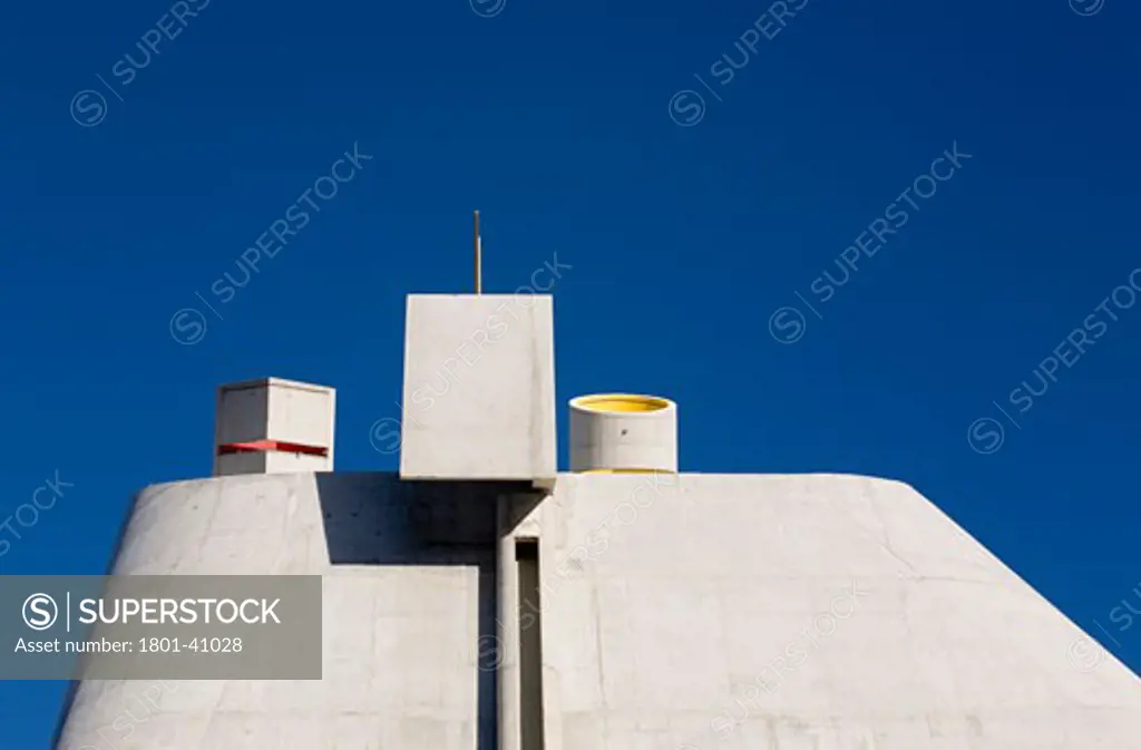 Eglise Saint-Pierre, Firminy-Vert, France, Le Corbusier // Jose Oubrerie Architects, Eglise saint-pierre detail of roof.