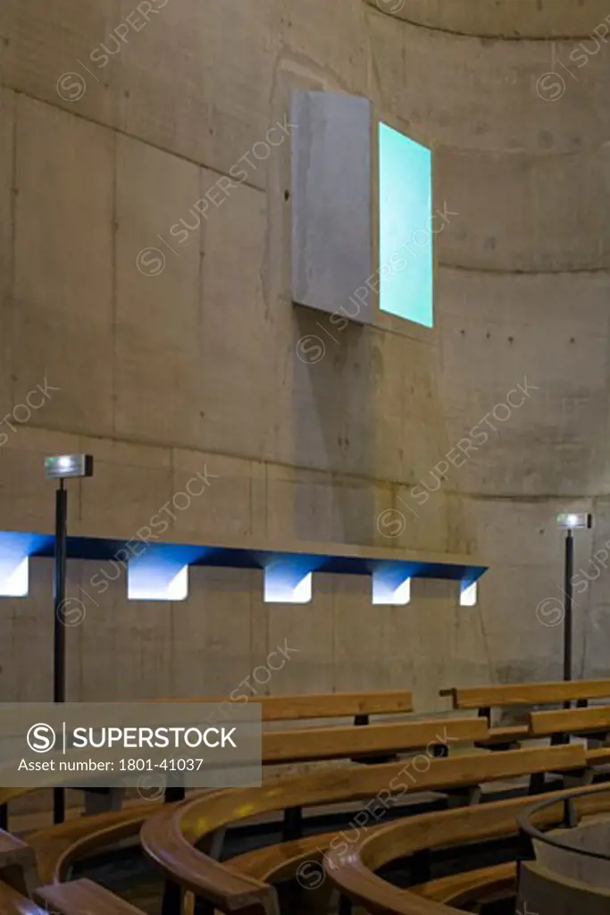 Eglise Saint-Pierre, Firminy-Vert, France, Le Corbusier // Jose Oubrerie Architects, Eglise saint-pierre light detail.