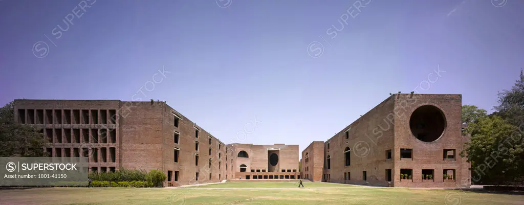 Indian Institute of Management, Ahmedabad, India, Louis Khan, Institute of management- overall view.