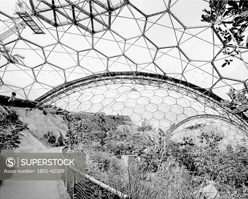 Eden Project, St Austell, United Kingdom, Grimshaw, Eden project overall.