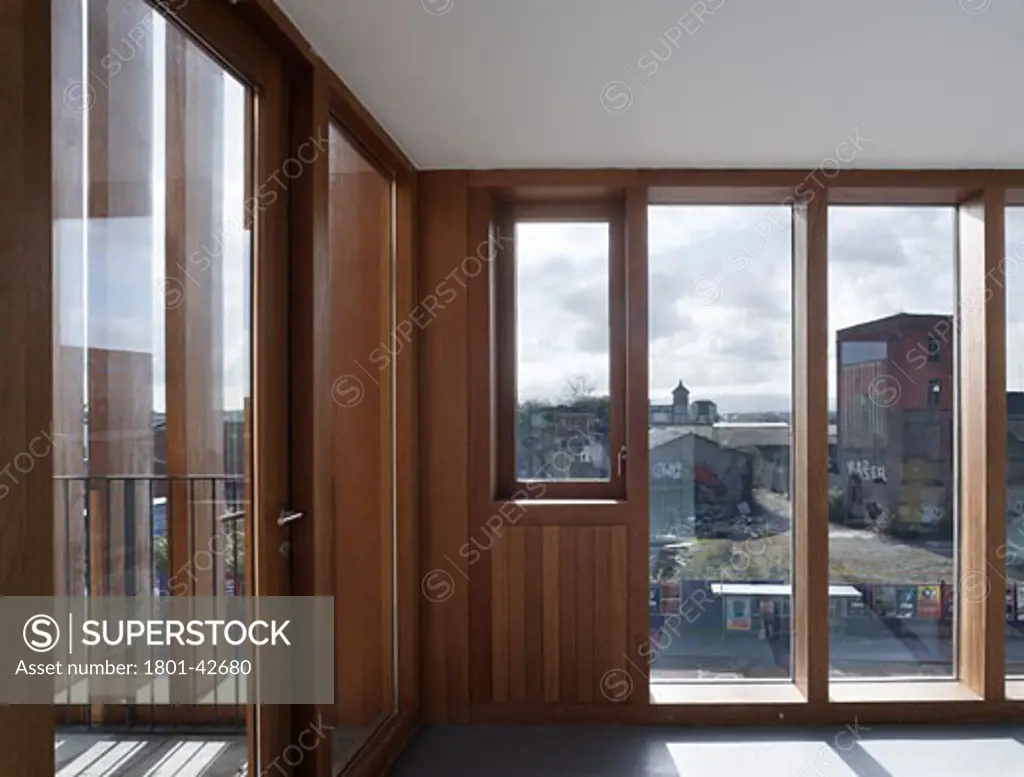The Timberyard, Dublin, Ireland, Odonnell and Tuomey, The timberyard social housing interior.