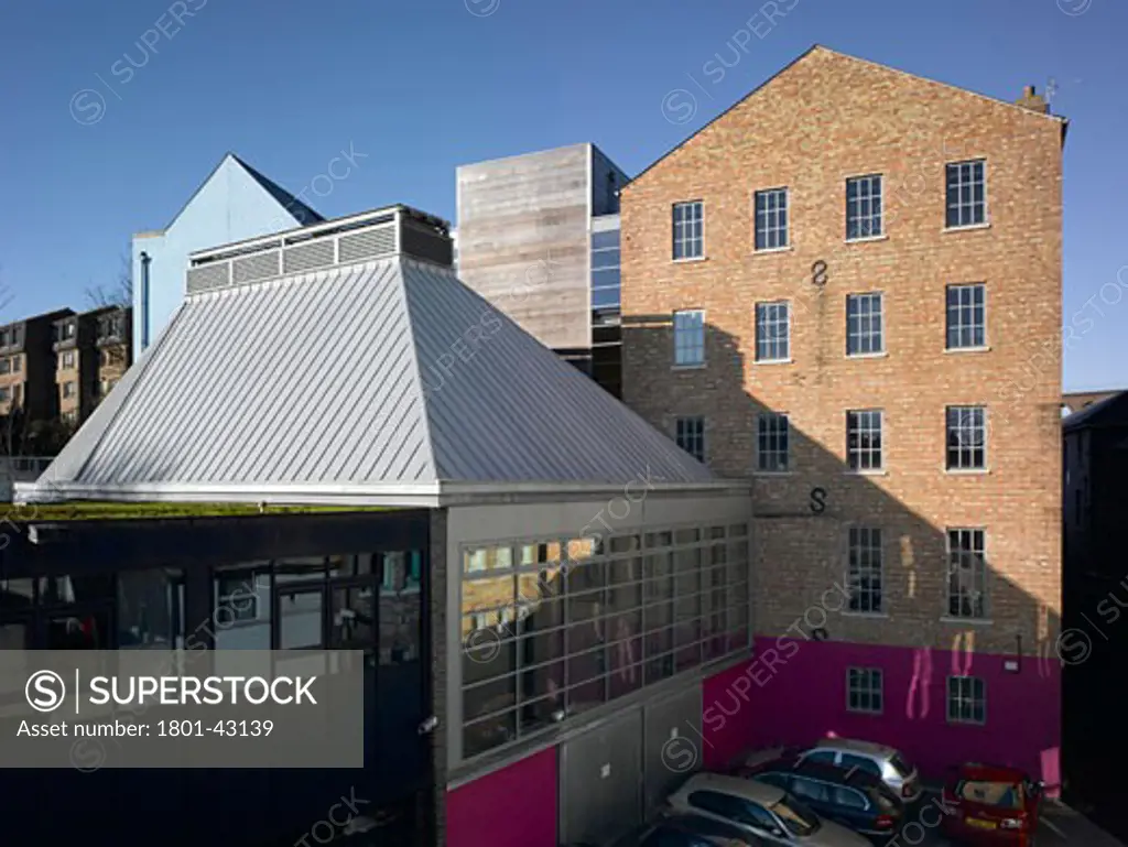 Creative Foundation, Folkestone, United Kingdom, Pringle Richards Sharratt, Creative foundation glass works building.