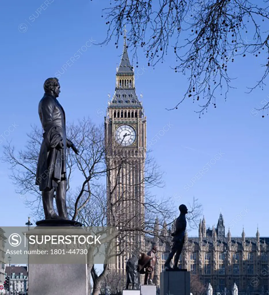 The Statues of London, London, United Kingdom, Unknown, The statues of london book parliament square lord palmerston general smuts lloyd george churchill big ben.