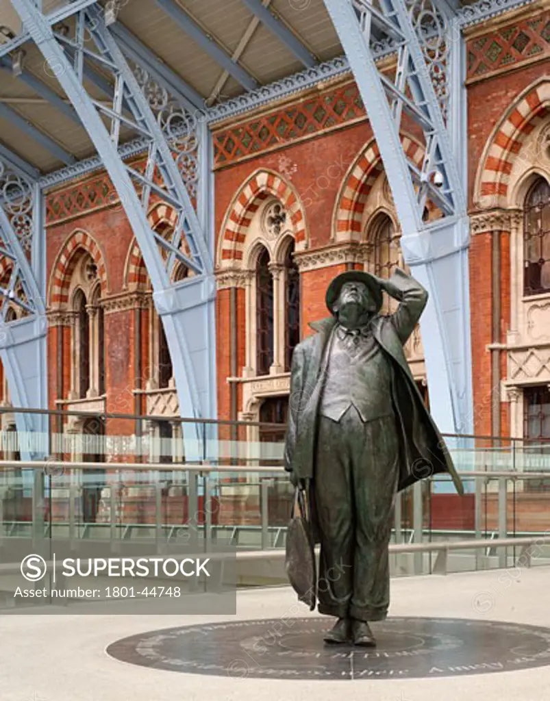The Statues of London, London, United Kingdom, Unknown, The statues of london book sir john betjeman by martin jennings (born 1957) material bronze unveiled 2007 location st pancras station NW1.
