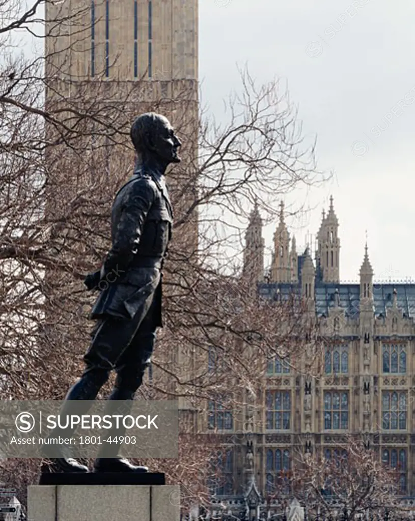 The Statues of London, London, United Kingdom, Unknown, The statues of london book field marshal jan christiaan smuts by sir jacob epstein (1880-1959) materials bronze on a plinth of south african granite unveiled 1956 location parliament square SW1.