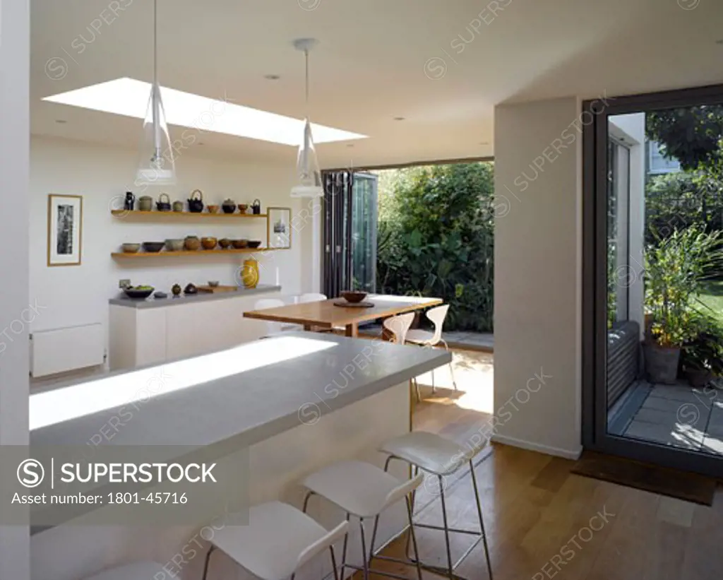 Private House, London, United Kingdom, The Pike Practice, Private residence-interior view.