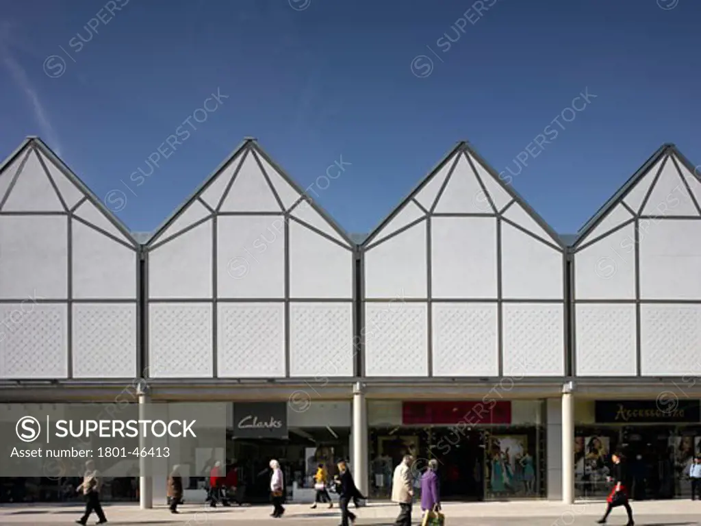 The Arc Shopping Centre, Bury St Edmunds, United Kingdom, Veretec With Michael Hopkins, The arc shopping centre.