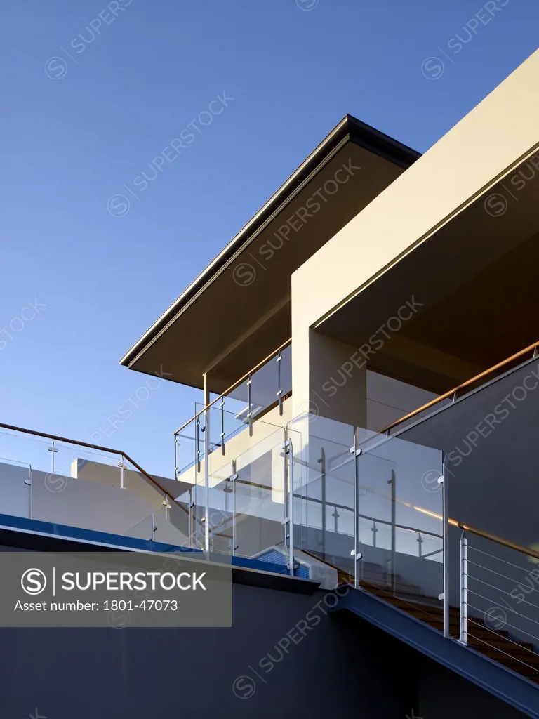 House in Manley Sydney Australia, Sydney, Australia, Assemblage Peter Chivers, House in Manley Sydney Australia by Assemblage - Peter Chivers Architect roof balcony and stair
