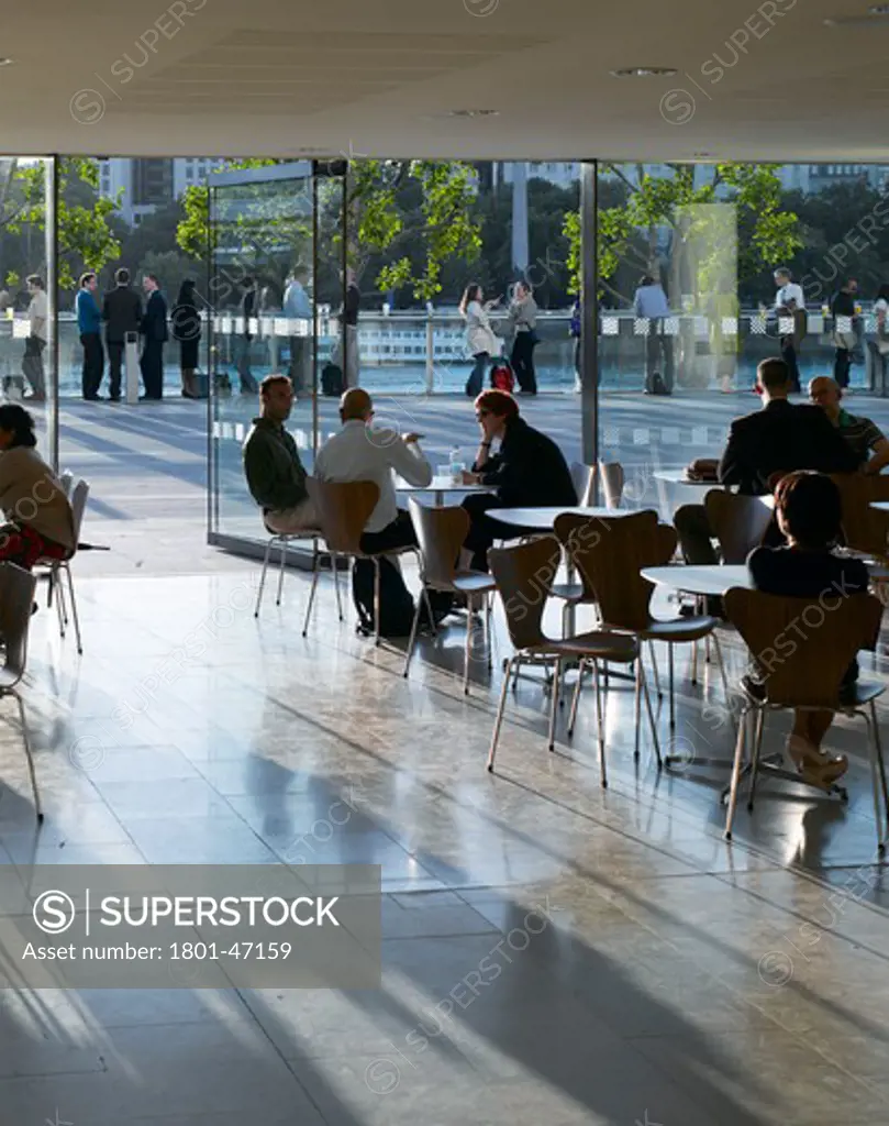 Royal Festival Hall, London, United Kingdom, Leslie Martin Robert Matthews Peter Moro and Allies and Morrison Architects, ROYAL FESTIVAL HALL CAFE