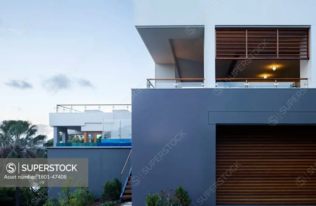 House in Manley Sydney Australia, Sydney, Australia, Assemblage Peter Chivers, House in Manley Sydney Australia by Assemblage - Peter Chivers Architect roof balcony stair and garage