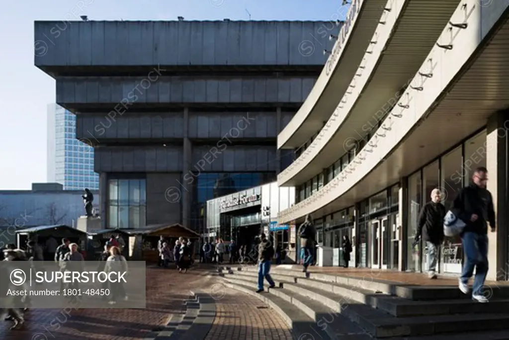 Birmingham Central Library, Birmingham, United Kingdom, John Madin Design Group, BIRMINGHAM CENTRAL LIBRARY JOHN MADIN EXTERIOR CHAMBERLAIN SQUARE ENTRANCE