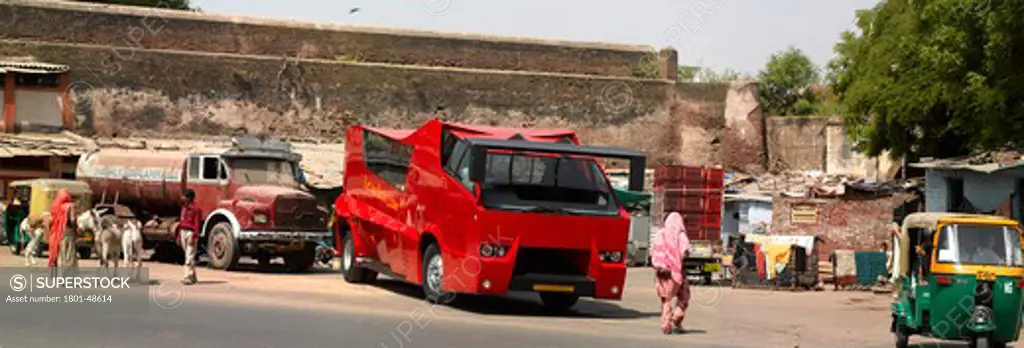 Cattiva Mobile Blood Donation Vehicle, Ahmedabad, India, Matharoo Associates, CATTIVA-PANORAMA BY OLD TOWN