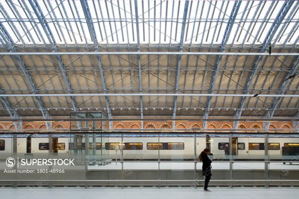 St Pancras Station, London, United Kingdom, Renton Howard Wood Levin Rhwl, St Pancras international railway station